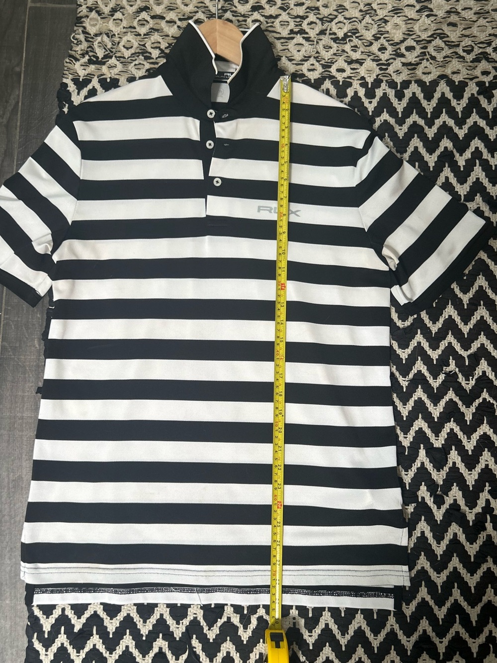 Ralph Lauren RLX Men’s Wicking  Striped Polo - Picture 8 of 9
